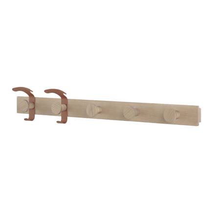 Appendiabiti Avail legno naturale / L 87,5 cm - Muuto