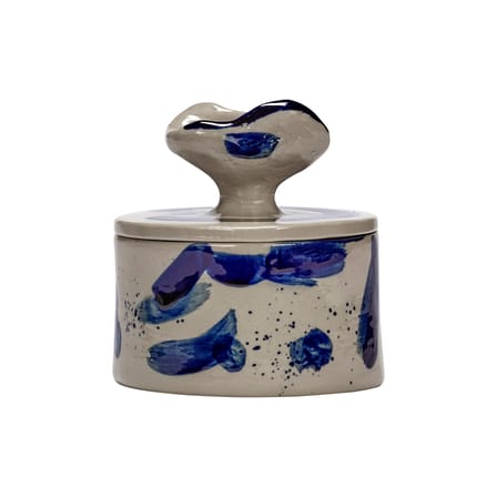 Boîte Sophia 02 céramique bleu / Ø 12,5 x H 13 cm - Serax
