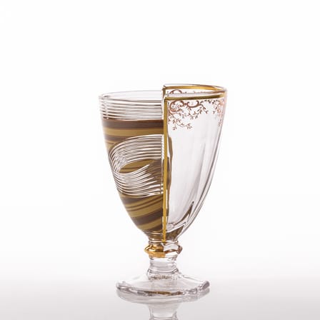 Cocktailglas Hybrid - Pannotia glas bunt / 3er-Set - 330 ml - Seletti