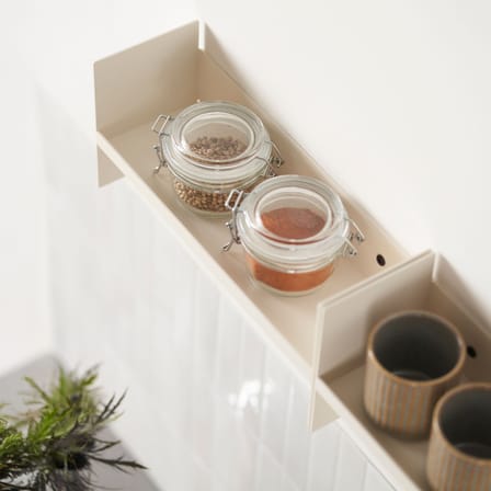 Étagère Pli Slim métal blanc / L 30 x P 10 cm - TIPTOE