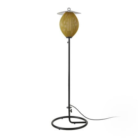 Lampadaire d'extérieur Satellite OUTDOOR métal jaune / Réédition 1953 - Gubi