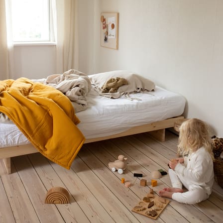 Lit double Kanso / Pour matelas 140 x 200 cm - 4 tiroirs - KARUP