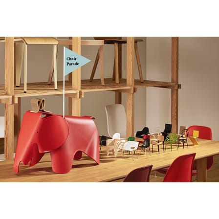 Miniature Bocca tissu rouge / Studio 65 (1970) - Vitra