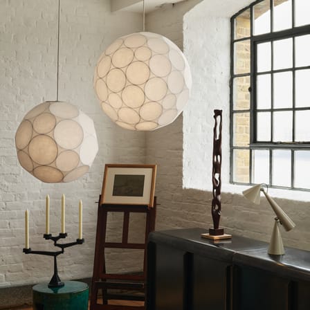 Soft Medium Pendant textile white / Ø 45 cm - Tom Dixon