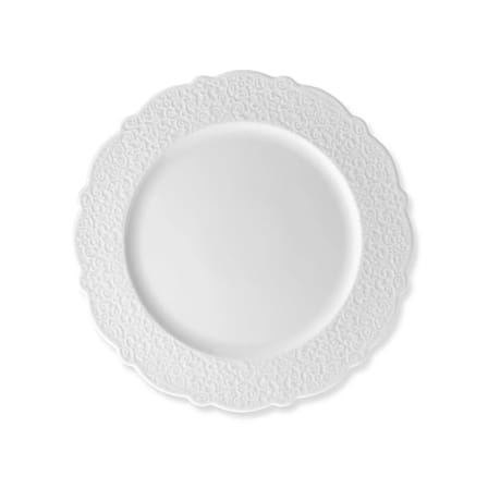 Plat de présentation Dressed céramique blanc / Ø 33 - Alessi