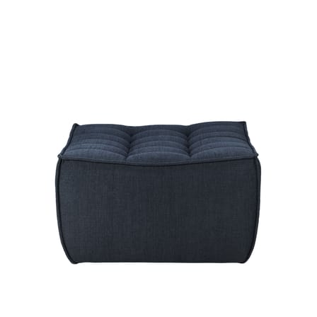 Pouf N701 tissu bleu / 70 x 70 cm - Ethnicraft