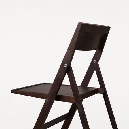 Sedia pieghevole Flat Chair legno marrone - Frama 