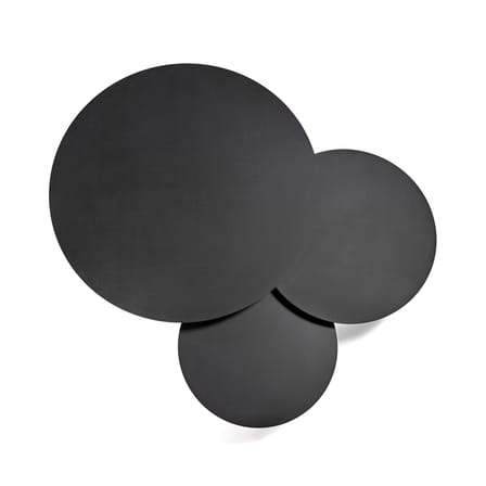 Table basse 01 Small métal noir / Ø 68 x H 20 cm - Serax