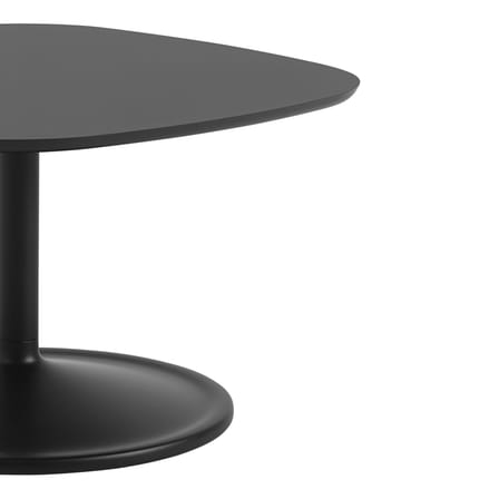 Table basse Soft bois noir / 70 x 70 x H 42 cm - Muuto