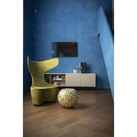 Table d'appoint Bong plastique matériau composite multicolore / Giulio Cappellini, 2004 - Ø 48 x H 40 cm - Fibre de verre & résine - Cappellini