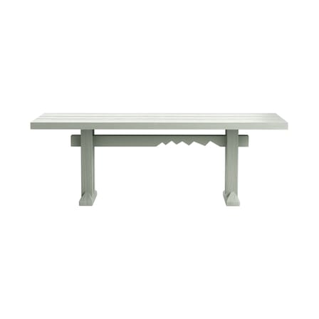 Tavolo rettangolare Forma legno grigio / 220 x 90 cm - HK LIVING