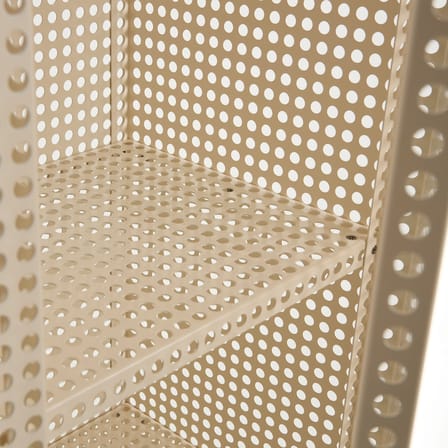 Armoire Perforated Cabinet Large métal blanc / L 89 x H 146,5 cm - Hay