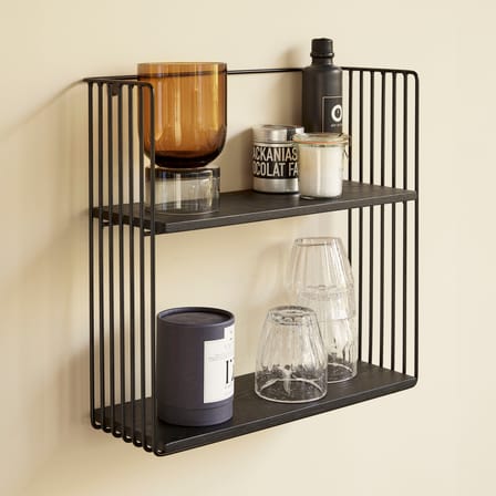 Vaso Stand Small vetro marrone / Ø 11 x H 18 cm - HÜBSCH