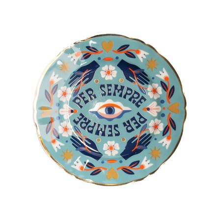 Assiette à mignardises Per sempre céramique multicolore / Ø 16,5 cm - Bitossi Home