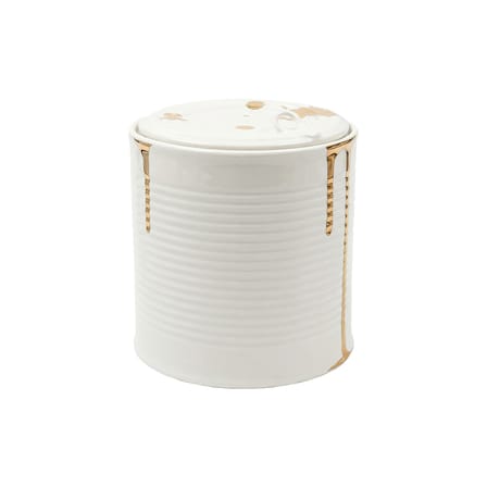 Boîte Estetico Quotidiano Anniversary céramique blanc / Large - Ø 15 x H 15 cm - Seletti