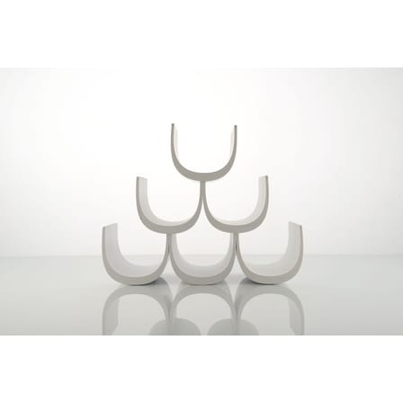 Casier à bouteilles Noè plastique blanc / Modulable - 6 bouteilles - Alessi