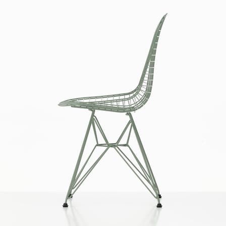 Chaise Wire Chair DKR Colours métal vert / By Charles & Ray Eames, 1951 - Vitra