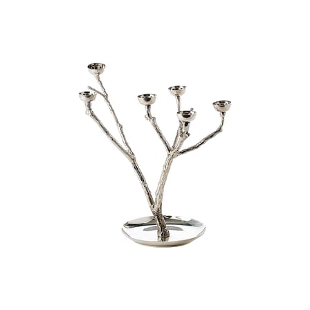 Chandelier Twiggy Small métal argent / Ø 40 x H 35 cm - Pols Potten