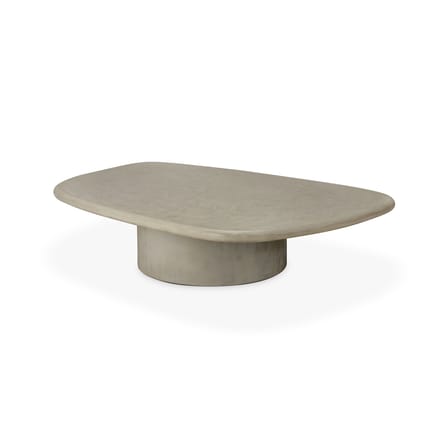 Elements Outdoor Coffee table stone grey / 134 x 96 x H 30 cm - Concrete - Ethnicraft