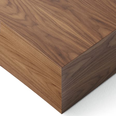 Mass High Coffee table wood brown / 103 x 60 x H 27 cm - NEW WORKS