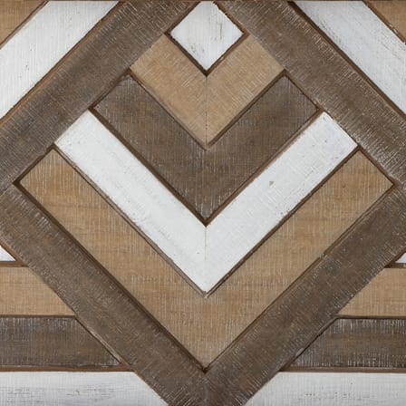 Decorazione murale Lunna legno naturale / L 122 x H 33 cm - Legno effetto 3D - Bloomingville