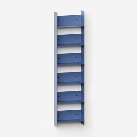 Étagère Pli métal bleu / L 30 x P 15 cm - TIPTOE