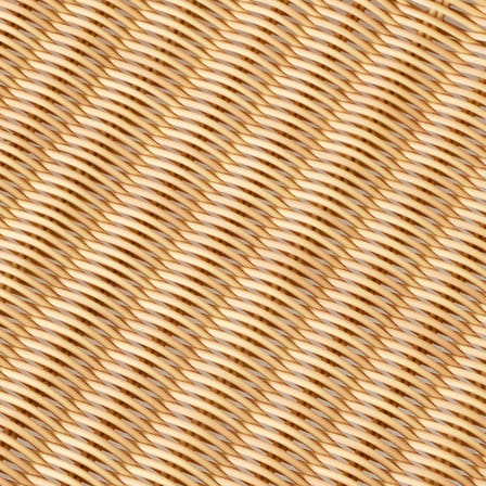 Fauteuil bas P3 OUTDOOR / Rotin synthétique tressé main - Réédition 1964 - Gubi
