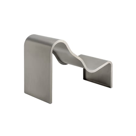 Fauteuil Dream View Bench métal argent / L 60 cm - Muuto