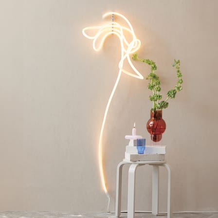 Guirlande lumineuse Flex Tube LED plastique blanc / 5 mètres - Néon LED flexible - STUDIO ABOUT