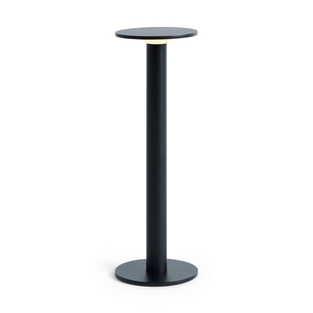 Lampada da esterno ricaricabile senza fili Host Large metallo nero / LED - H 30 cm / Fissaggio magnetico - Hay