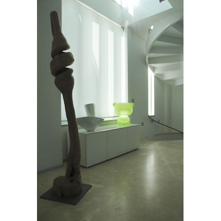 Lampe de table Pure plastique blanc / H 45 cm - Slide