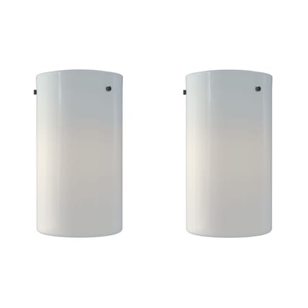 Plafonnier Tobo Porcelaine C180 Duo céramique blanc / Ø 10 x H 18 cm - Set de 2 - DCW éditions
