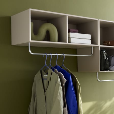 Étagère Coat bois violet / Penderie - L 69,6 x H 24 x Prof. 30 cm - MONTANA