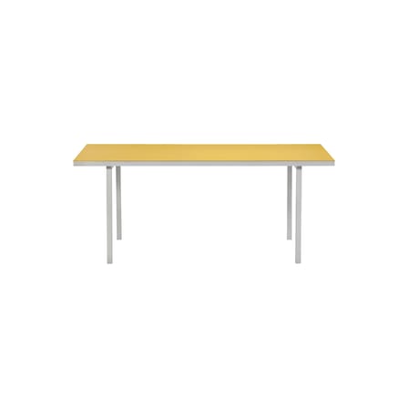 Alu table Rectangular table metal yellow / 180 x 85 cm - (indoor/outdoor) - valerie objects