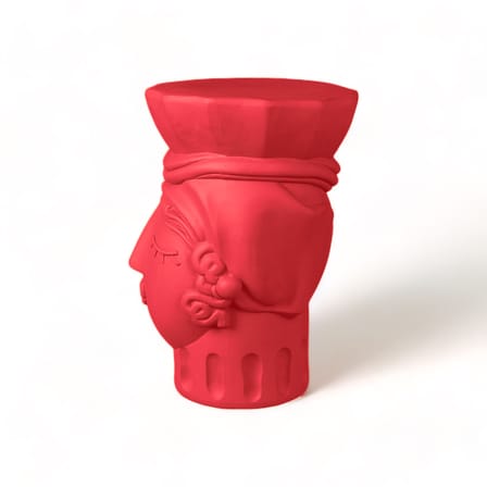 Magna Graecia - Testa di Moro Woman Stool ceramic pink - Seletti