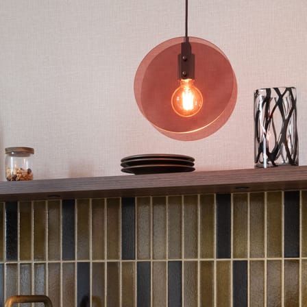Suspension Toledo verre marron - It's about Romi