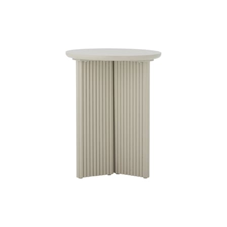 Table d'appoint Edith bois blanc / Ø 40 x H 50 cm - Bloomingville