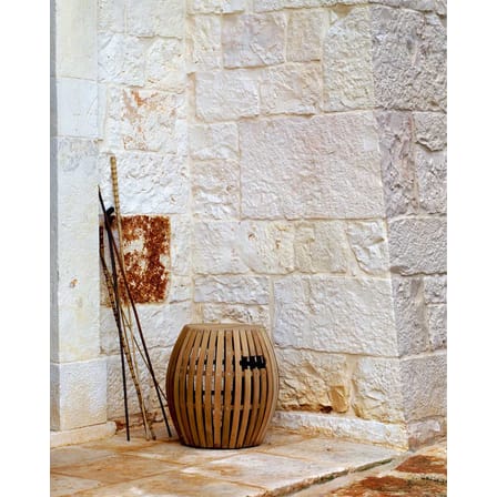 Tabouret Swing bois naturel / Teck - Unopiu