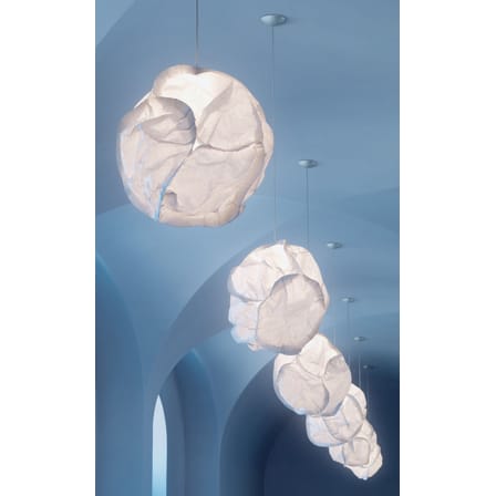 Suspension Cloud papier multicolore / Ø 65 cm / Seconde vie - Belux