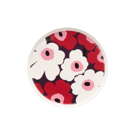 Assiette Unikko céramique violet / Ø 25 cm - Marimekko
