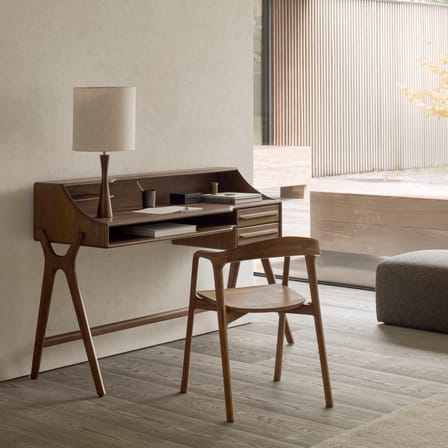 Bureau Flow bois marron / 140 x 55 cm - Ethnicraft