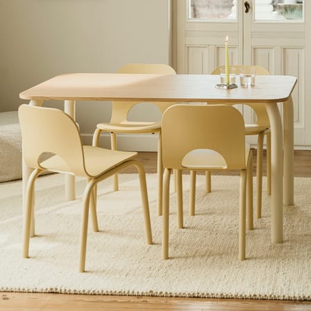 Atto Chair wood yellow - NOO.MA