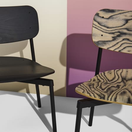 Fauteuil bas Fromme bois noir - Petite Friture