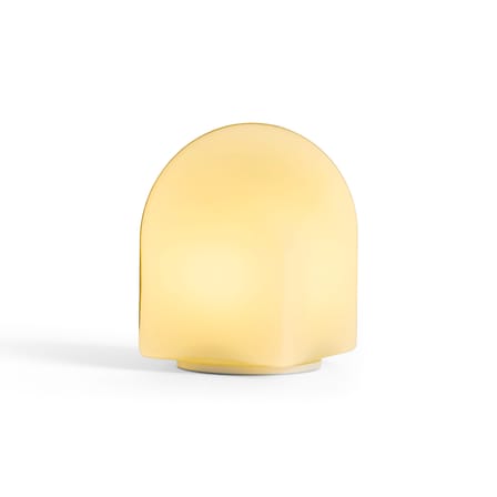 Lampada da esterno ricaricabile senza fili Parade vetro bianco / H 16 cm - Hay