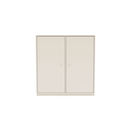 Rangement Cover Cabinet bois blanc / L 69.6 x P 30 x H 72,6 cm - 2 portes - MONTANA