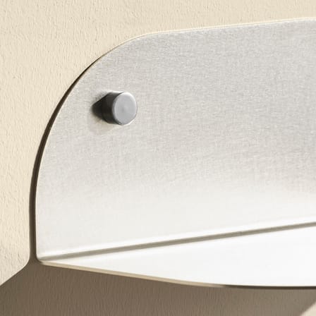 Tokyo Small Shelf metal silver / L 25 cm - Maison Sarah Lavoine