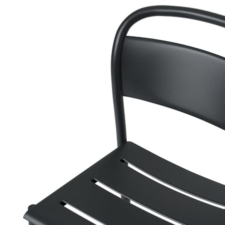 Linear Stacking chair metal black / Steel - Muuto