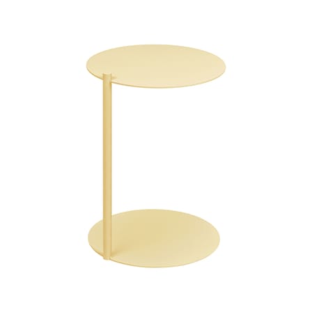 Table d'appoint Ande métal jaune / Ø 40 x H 55 cm - NOO.MA