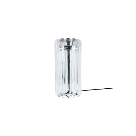 Press LED Table lamp glass transparent / H 23.5 cm - Tom Dixon