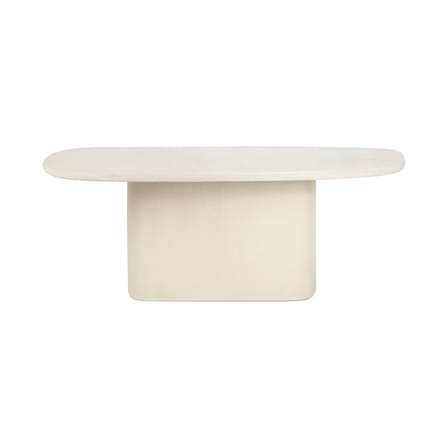 Table ovale Elements / 200 x 143 cm - 8 personnes / Microciment - Ethnicraft
